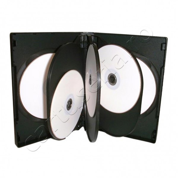 Carcasa plastic pentru 8 DVD-uri - imagine 4